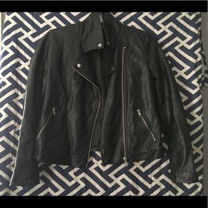 Forever 21 Faux leather motorcycle jacket size S